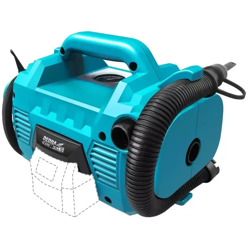 Dedra Akumulatorski kompresor 18V, 10 bar, 235 l/min