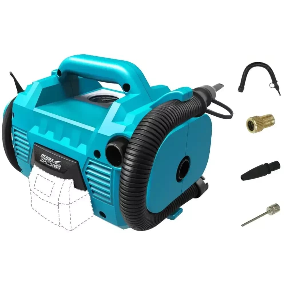 Dedra Akumulatorski kompresor 18V, 10 bar, 235 l/min 4