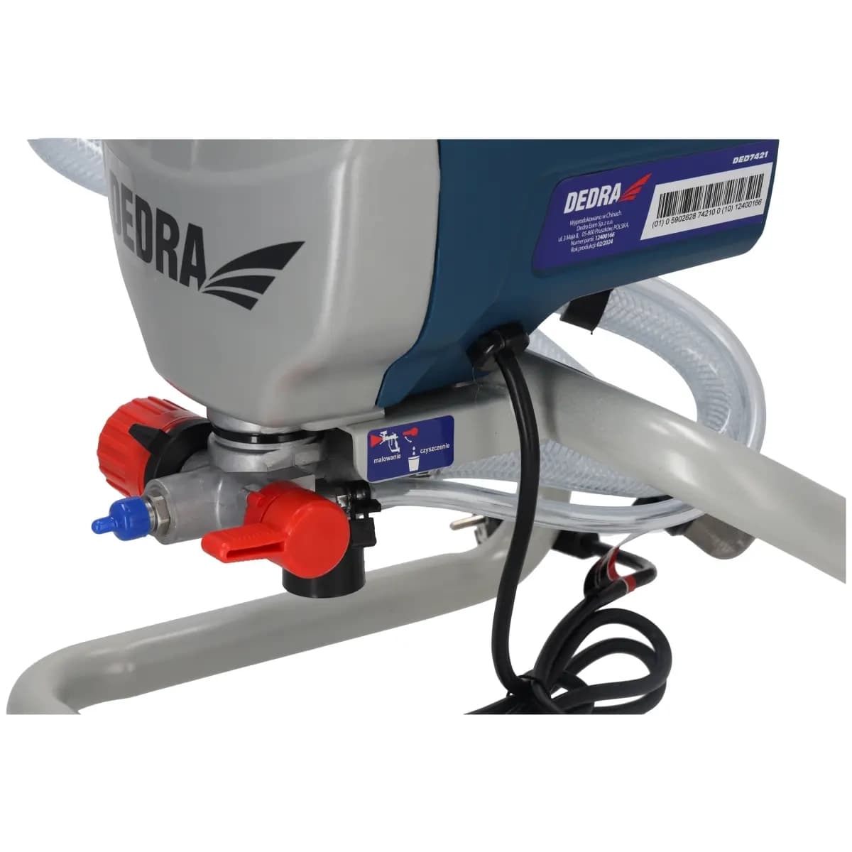 Dedra visokotlačna brizgalna naprava 650W, 1.1L/min, cev 7.5m, pištola 517 7