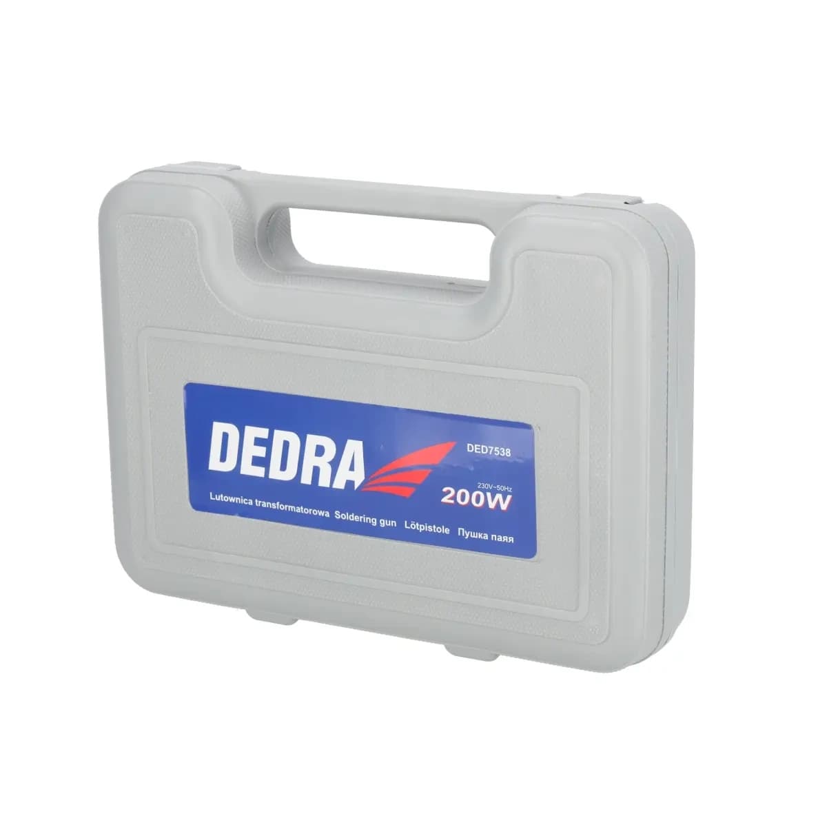 Dedra Transformatorski spajkalnik 200W z LED in kovčkom 6