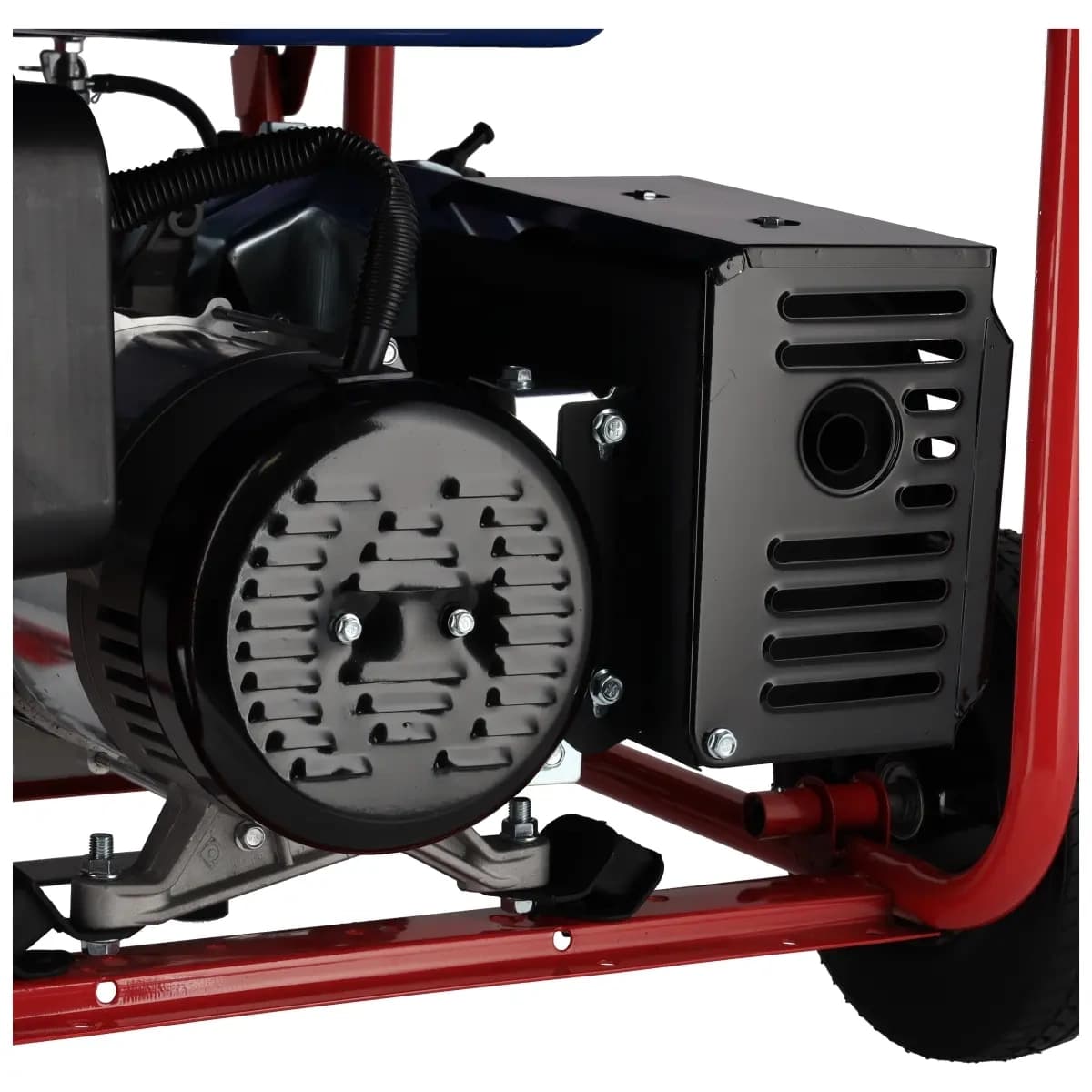 Agregat/generator Dedra DEGB6500K, 5.0kW, 2x230V, 1x12V, kolesa 2