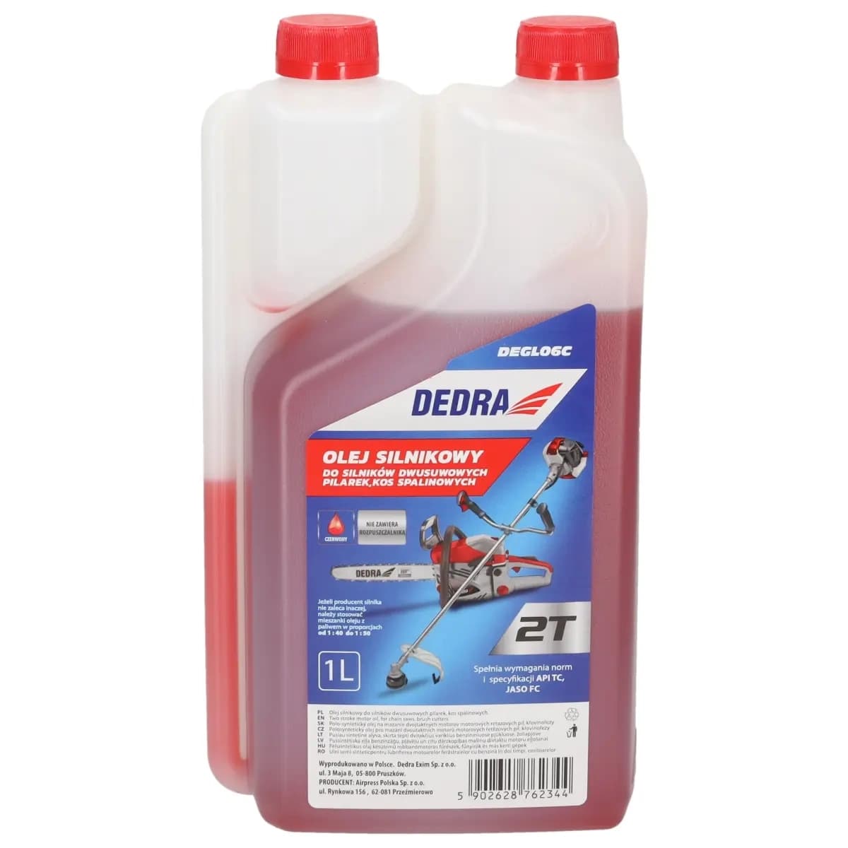 Dedra Olje za dvotaktne motorje z merilno posodo, 1L