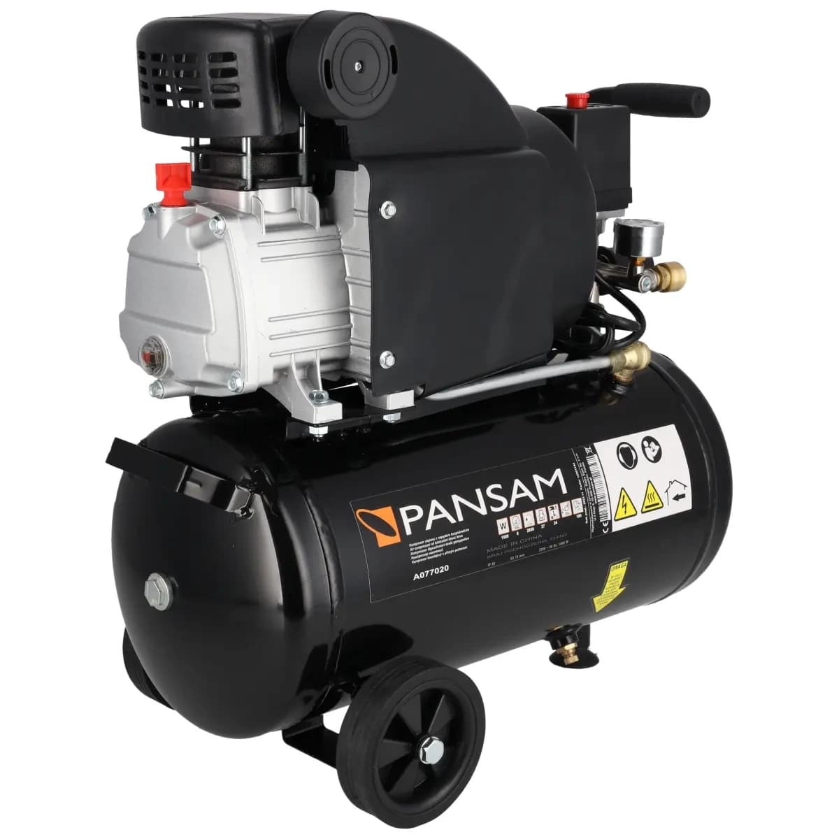 Dedra oljni kompresor 1.5 kW, 8 bar, 24 L 3