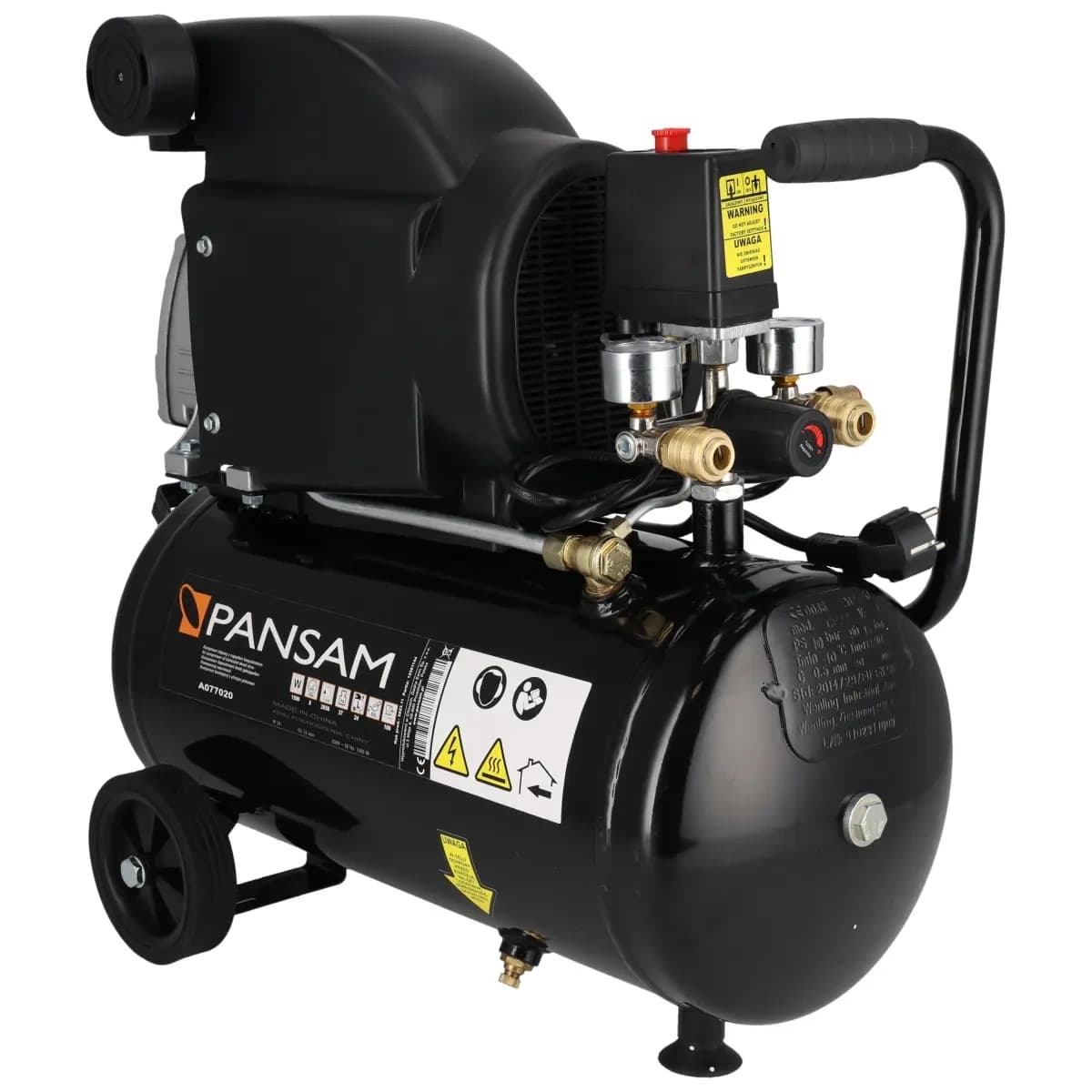 Dedra oljni kompresor 1.5 kW, 8 bar, 24 L 5