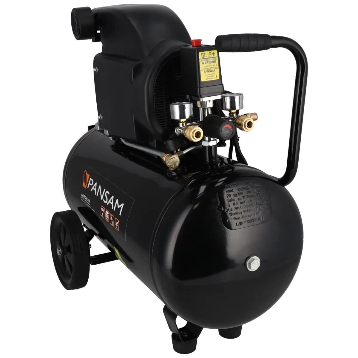 Dedra oljni kompresor 1.5 kW, 8 bar, 50 L 6