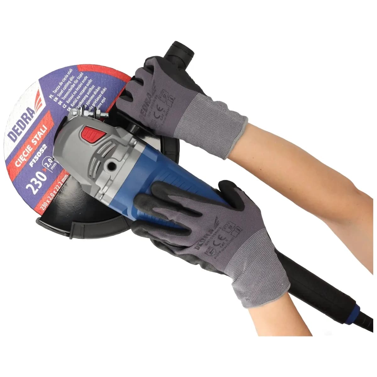Kotni brusilnik Dedra 230mm, 2100W 8