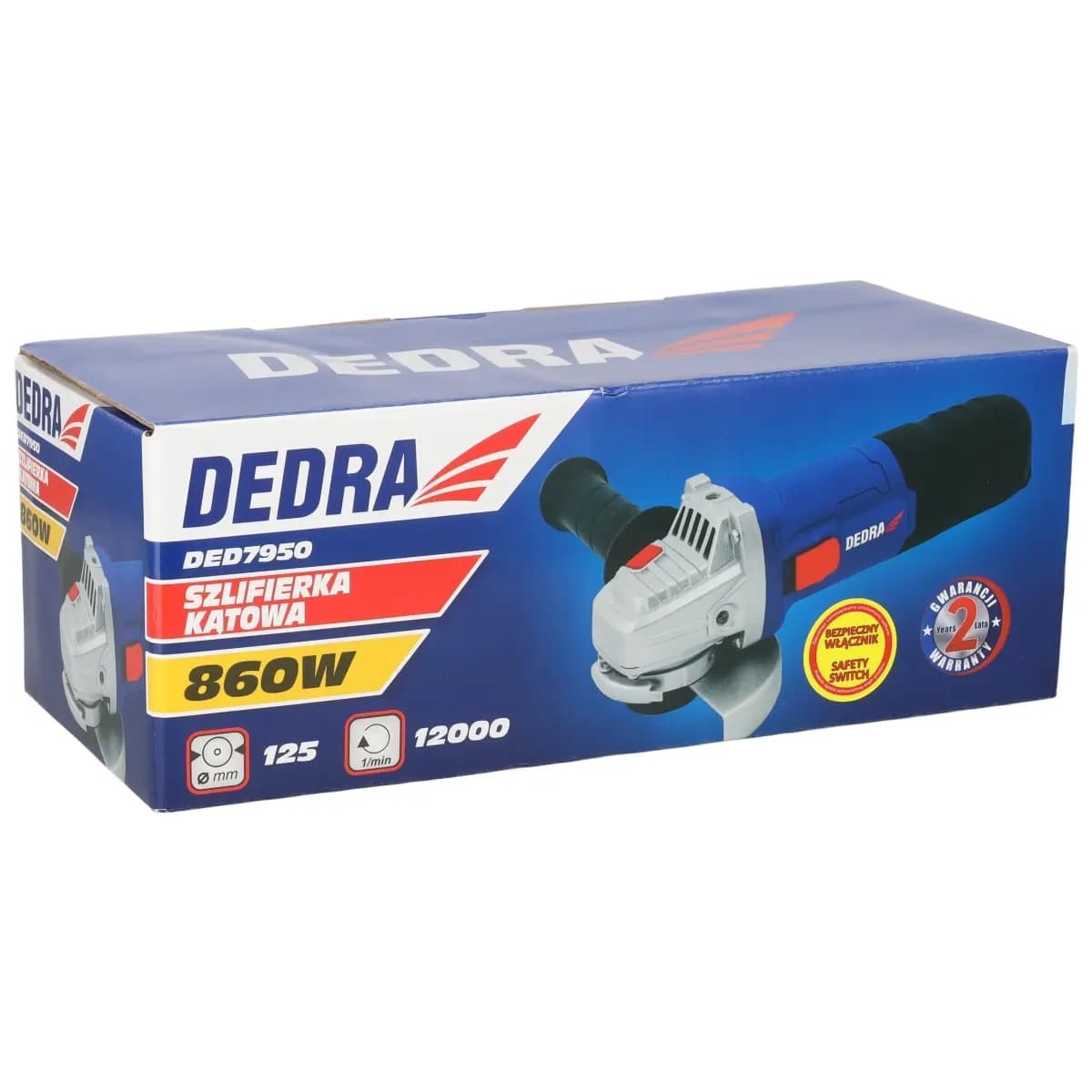 Kotni brusilnik Dedra 125mm 860W 4