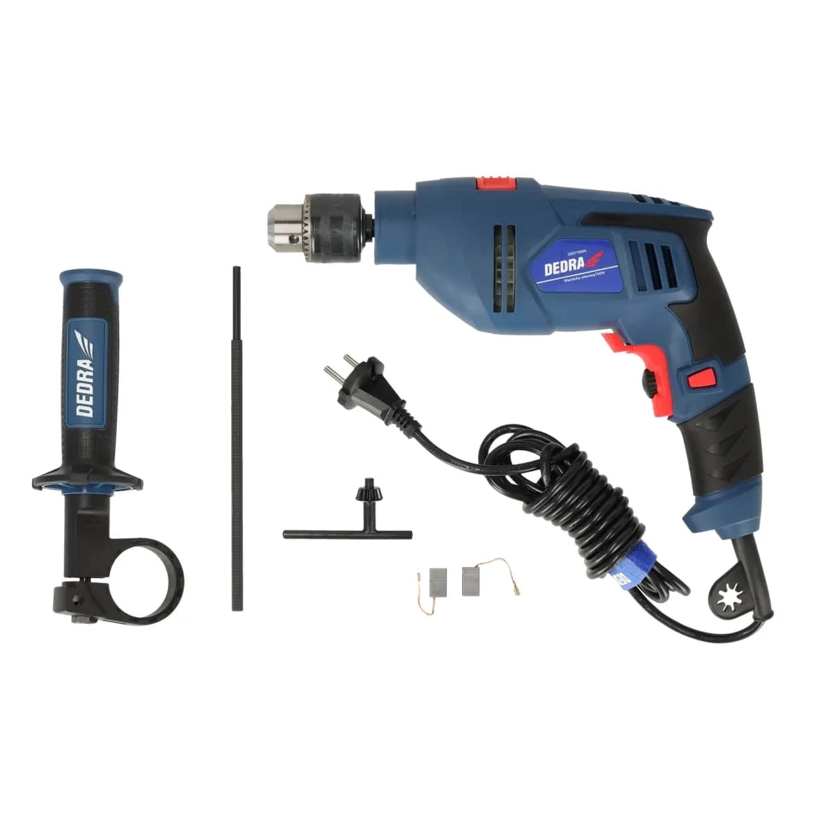 Dedra udarni vrtalnik 700W, ključ 13mm 4