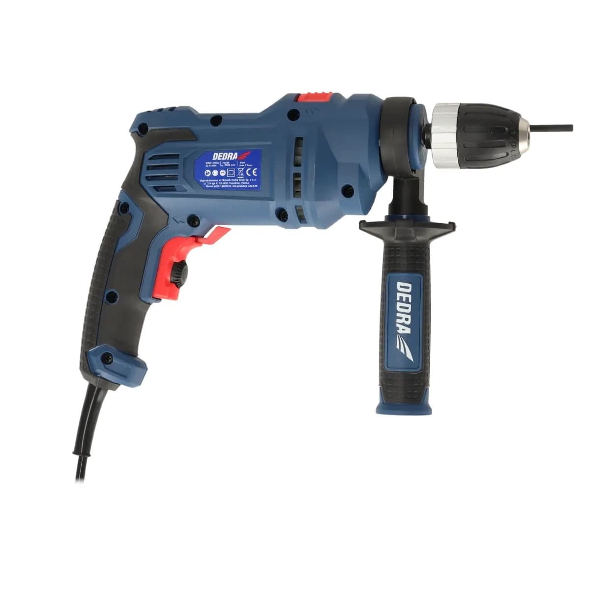 Dedra Udarna vrtalna luknjača 700W, samozatezni ključ 13mm 5