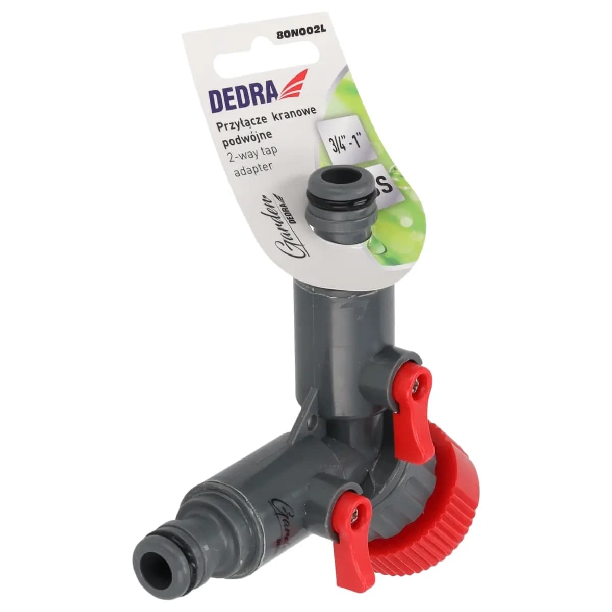 Dedra Dvojni priključek za pipo 3/4"-1", v razsutem stanju 4