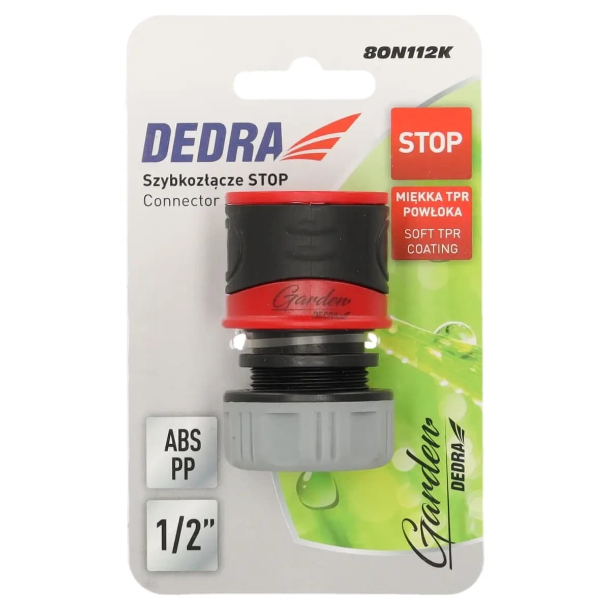 Hitra spojka z ventilom Dedra 1/2" soft 3
