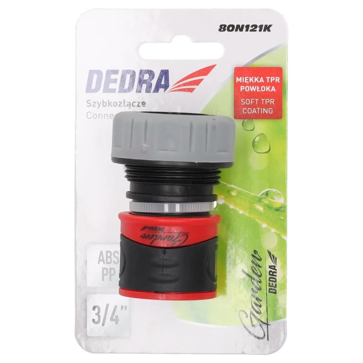 Hitra spojka Dedra 3/4" soft z TPR prevleko 4