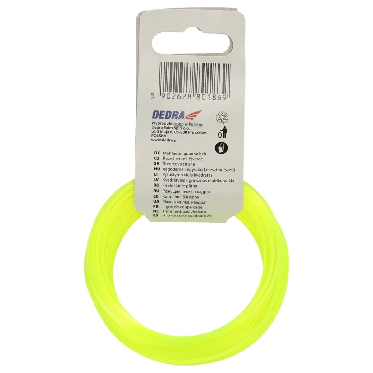 Dedra Nitka za košo kvadratna 1.3mm x 15m 2