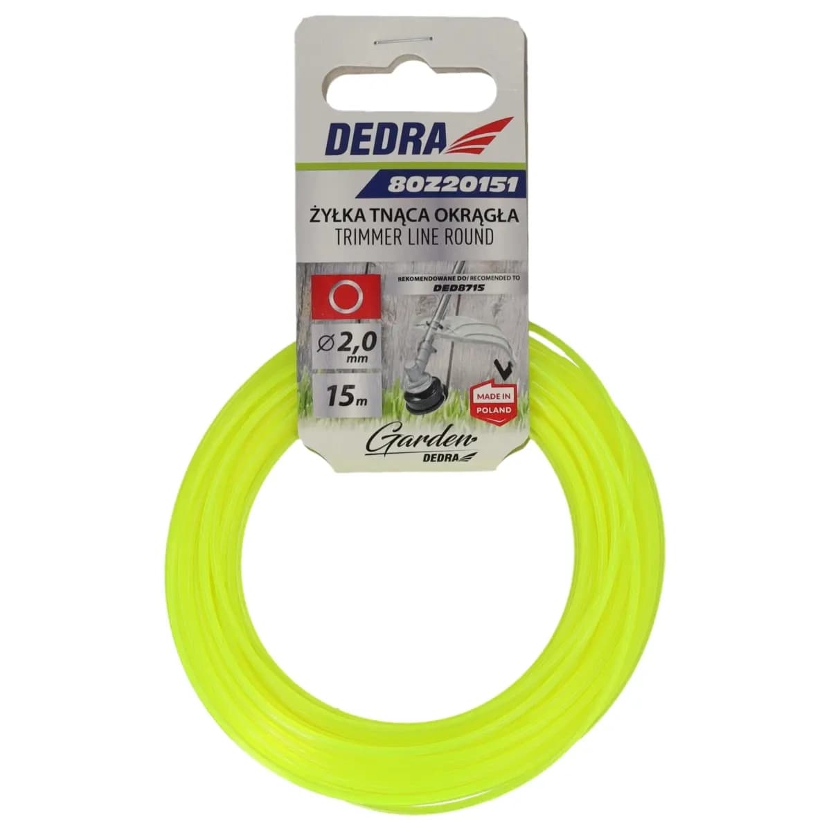 Dedra Nitka za košo okrogla 2.0mm x 15m