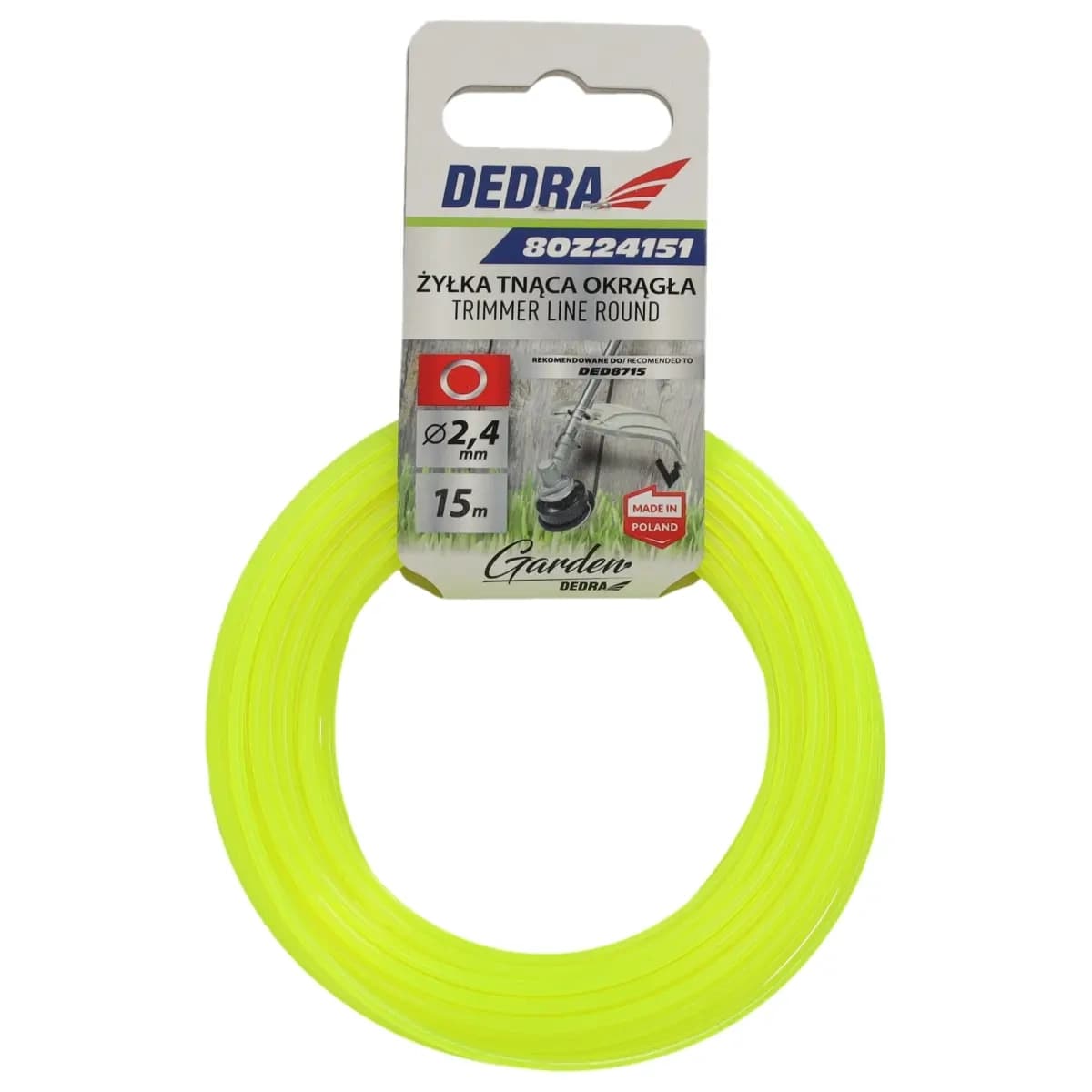 Dedra Nitka za košo okrogla 2.4mm x 15m