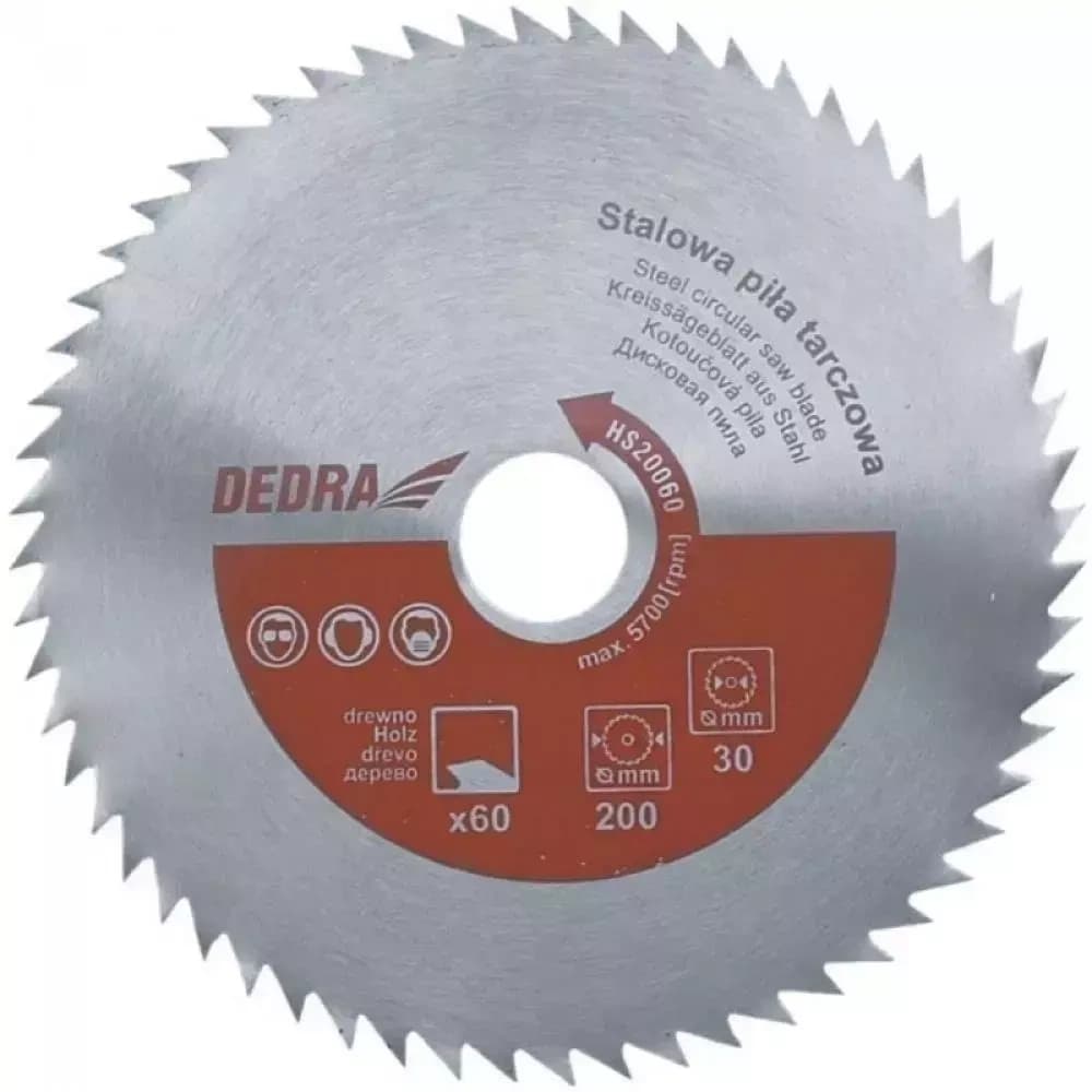 Dedra jeklena krožna žaga 315x30 mm, 80 zob