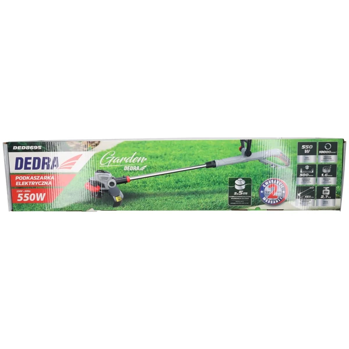 Dedra Električna nitna kosilnica 550W 30cm 7