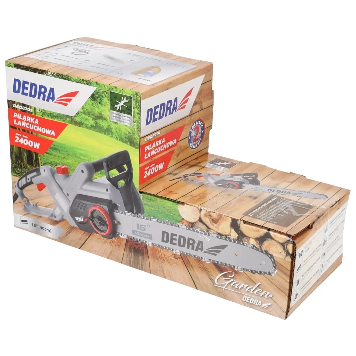 Električna verižna žaga Dedra 2200W, 40cm 8