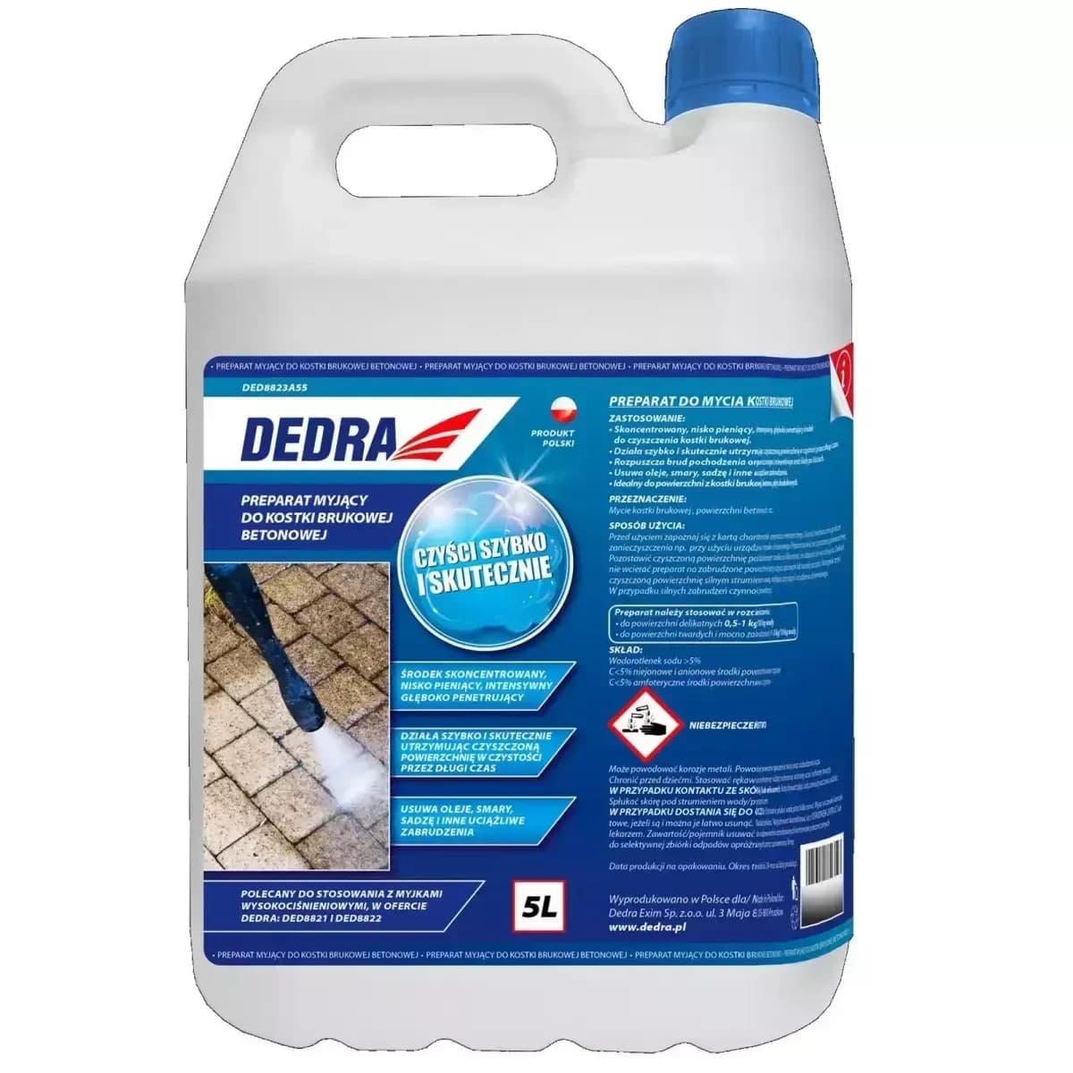 Dedra Čistilo za tlakovce in beton 5L