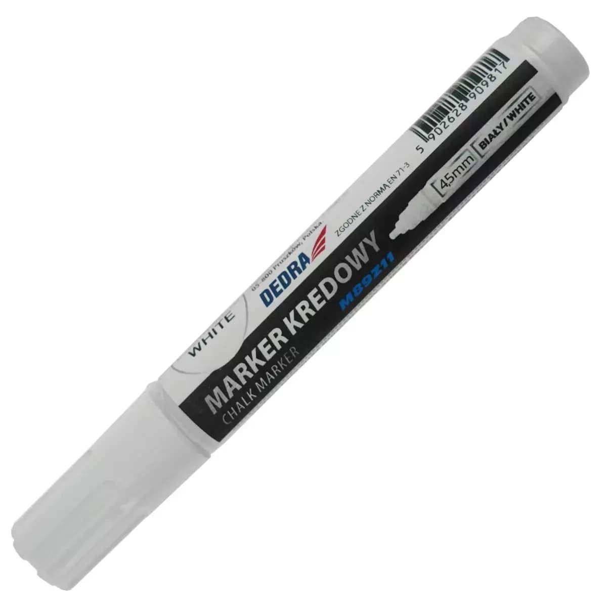 Kredni marker Dedra, beli, 12 kos, 4,5mm