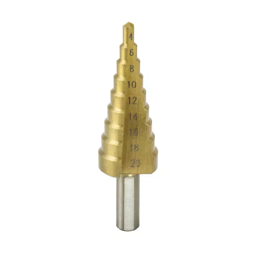 Dedra HSS TiN stopničasto sveder, 135°, 4-20 mm