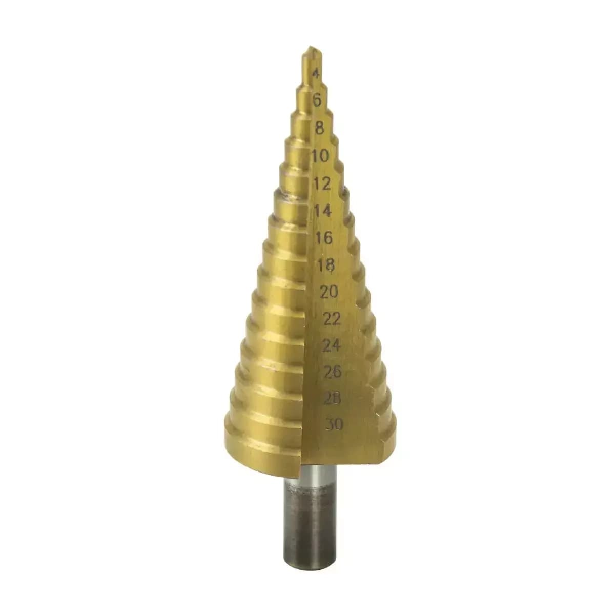 Dedra HSS TiN stopničasto sveder, 135°, 4-30 mm