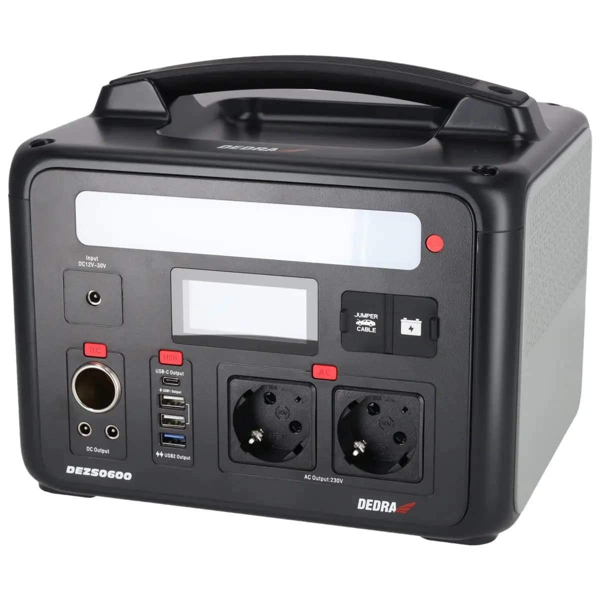 Dedra Napajalna postaja 600W, 640Wh, LiFePO4, funkcija start
