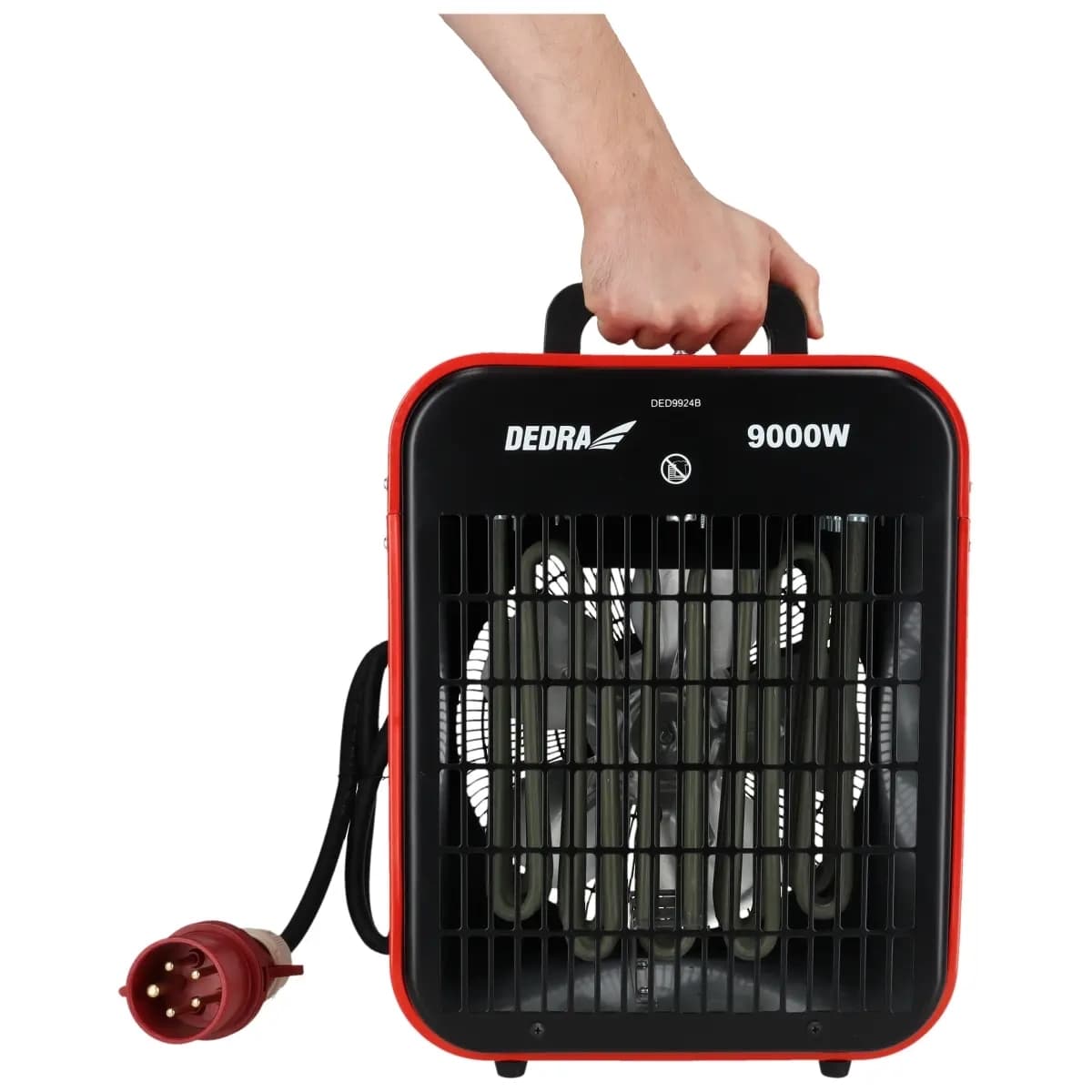 Električni grelnik Dedra 9000W, 3 fazni 2