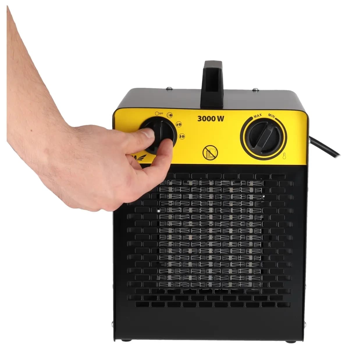 Električni grelnik zraka Dedra PTC, 3kW 2