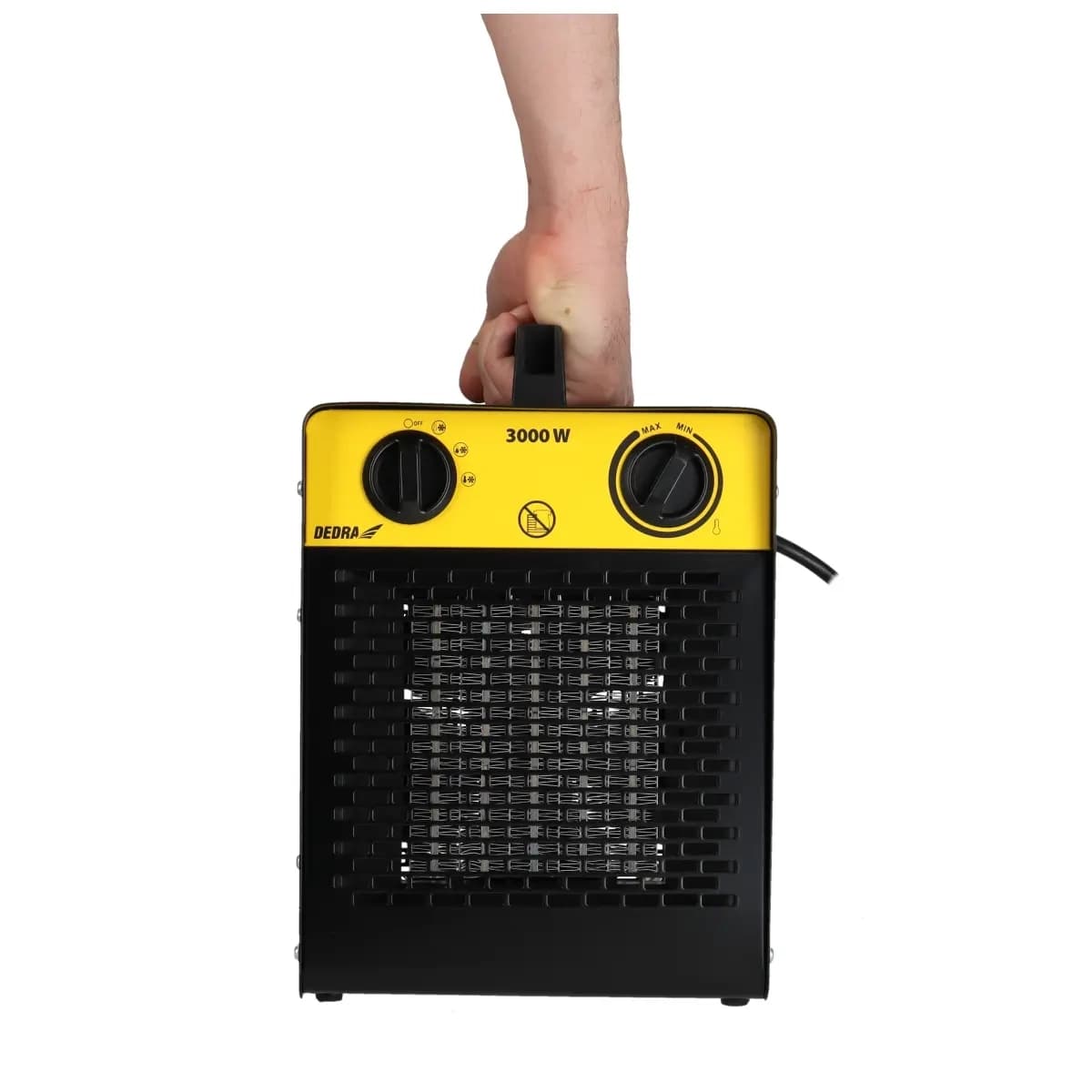 Električni grelnik zraka Dedra PTC, 3kW 3