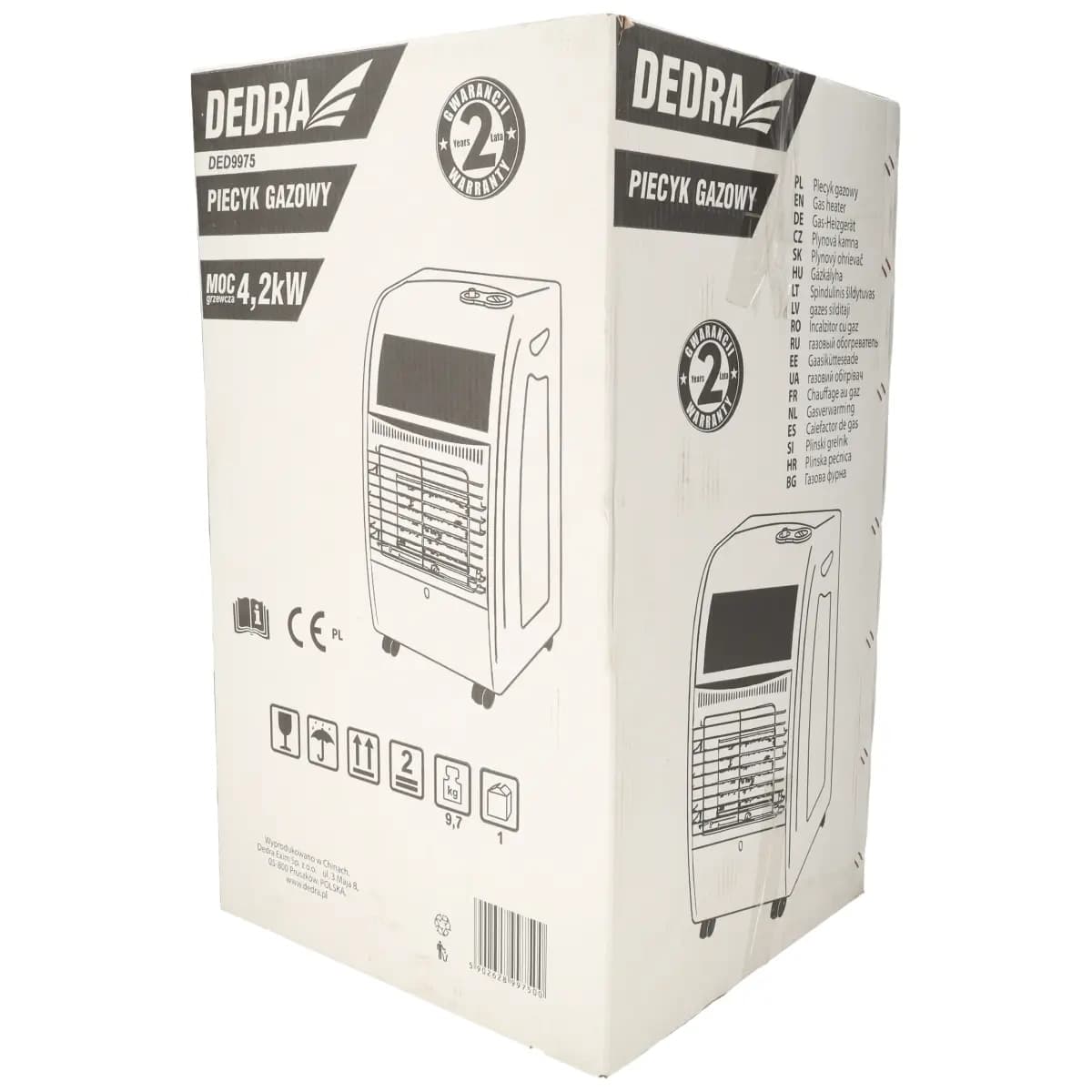 Dedra Plinski grelnik prostora 4,2 kW 4