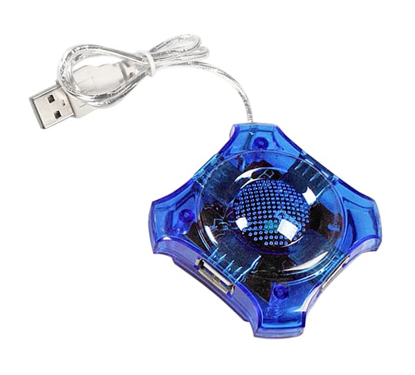 Esperanza EA150B USB 2.0 hub 4x USB, Star, modra