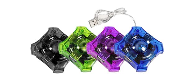 Esperanza EA150B USB 2.0 hub 4x USB, Star, modra 2