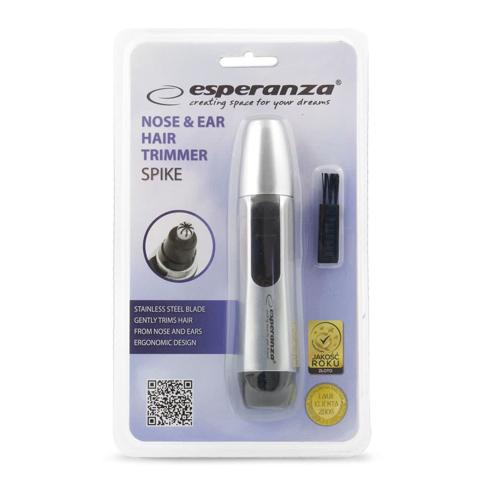 Esperanza EBG004S – strižnik za nos in ušesa SPIKE, srebrna 4