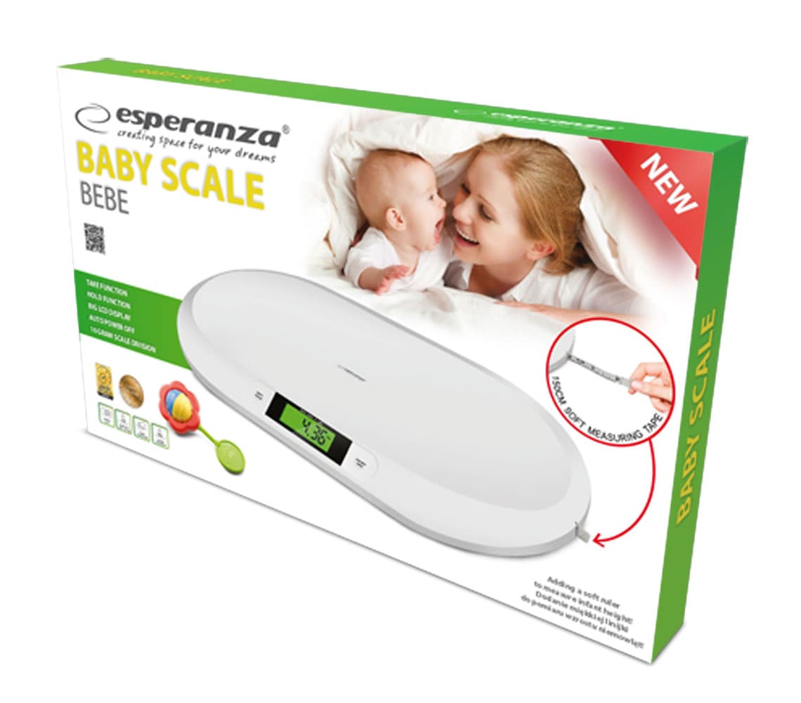 Esperanza BEBE otroška tehtnica za dojenčke, natančnost 0.01kg 5