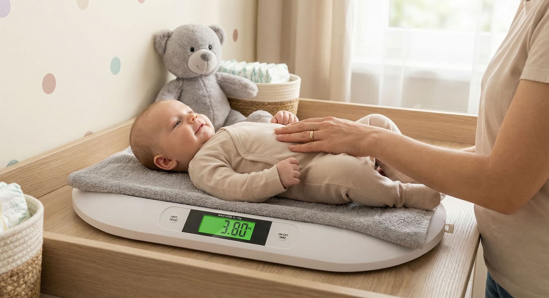 Esperanza BEBE otroška tehtnica za dojenčke, natančnost 0.01kg 6