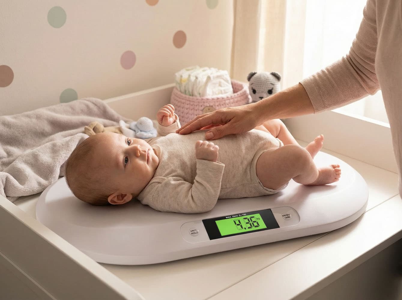Esperanza BEBE otroška tehtnica za dojenčke, natančnost 0.01kg 8