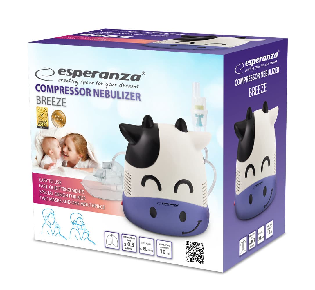 Esperanza BREEZE - kompresorski inhalator/nebulizator 6