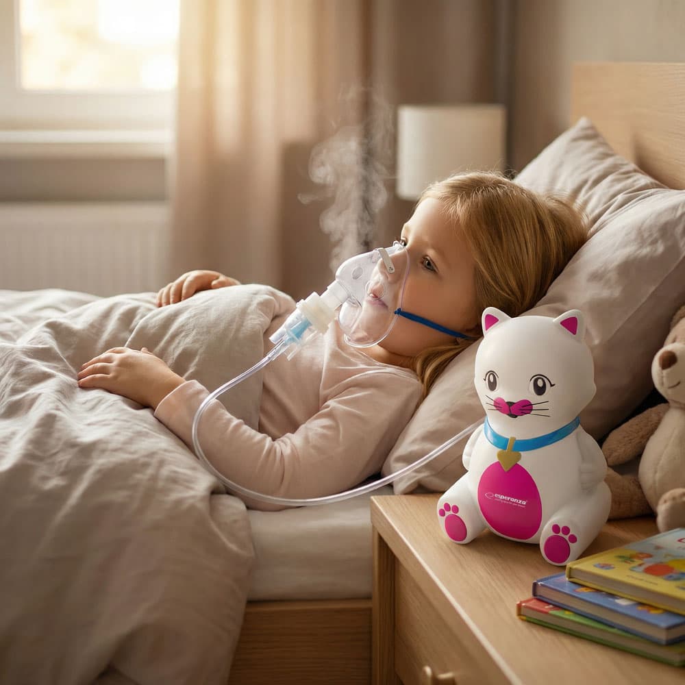 Esperanza KITTY - kompresorski inhalator/nebulizator za otroke 5