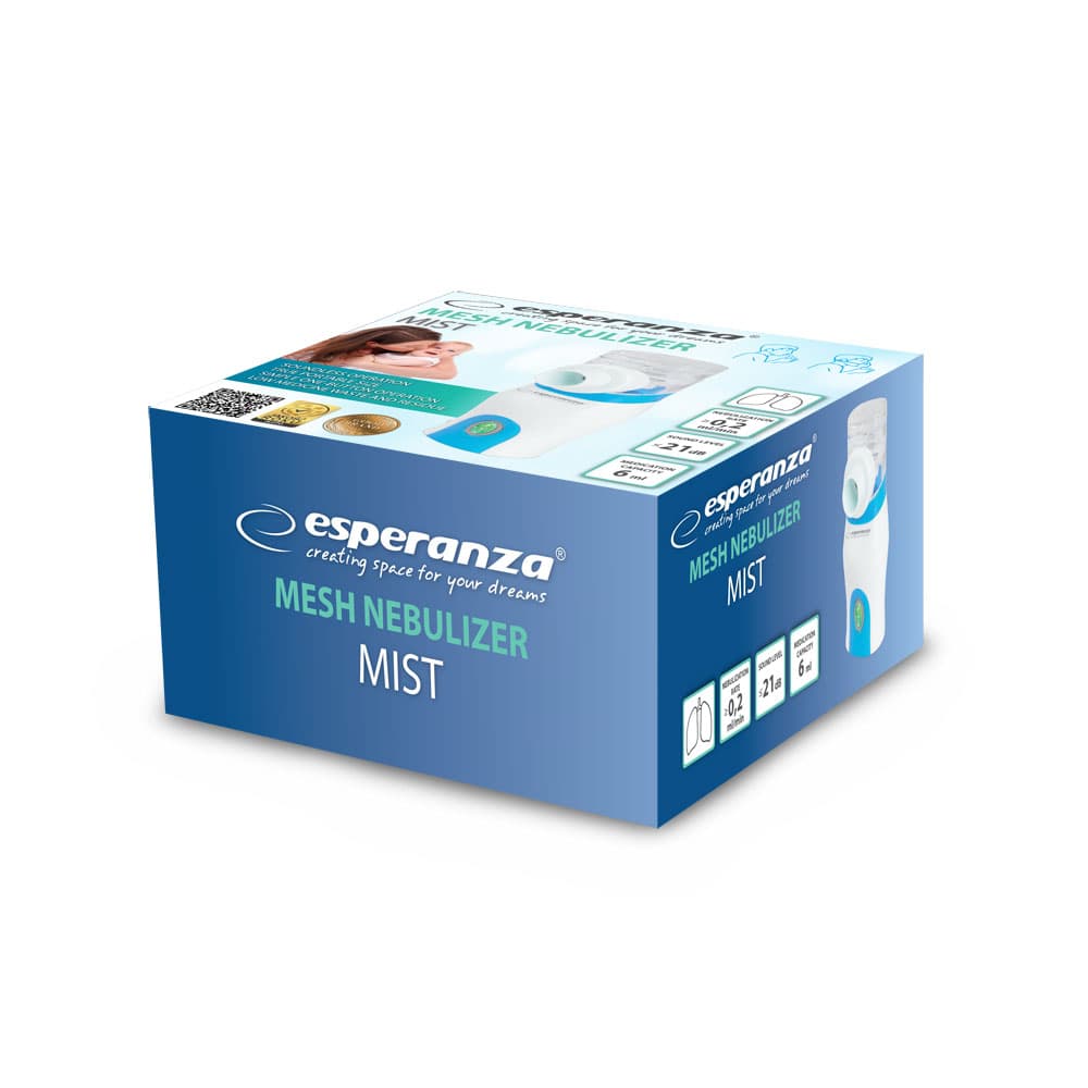 Nebulizator Esperanza MIST, membranski, tih 6