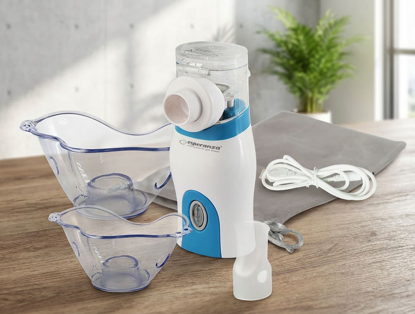 Nebulizator Esperanza MIST, membranski, tih 8
