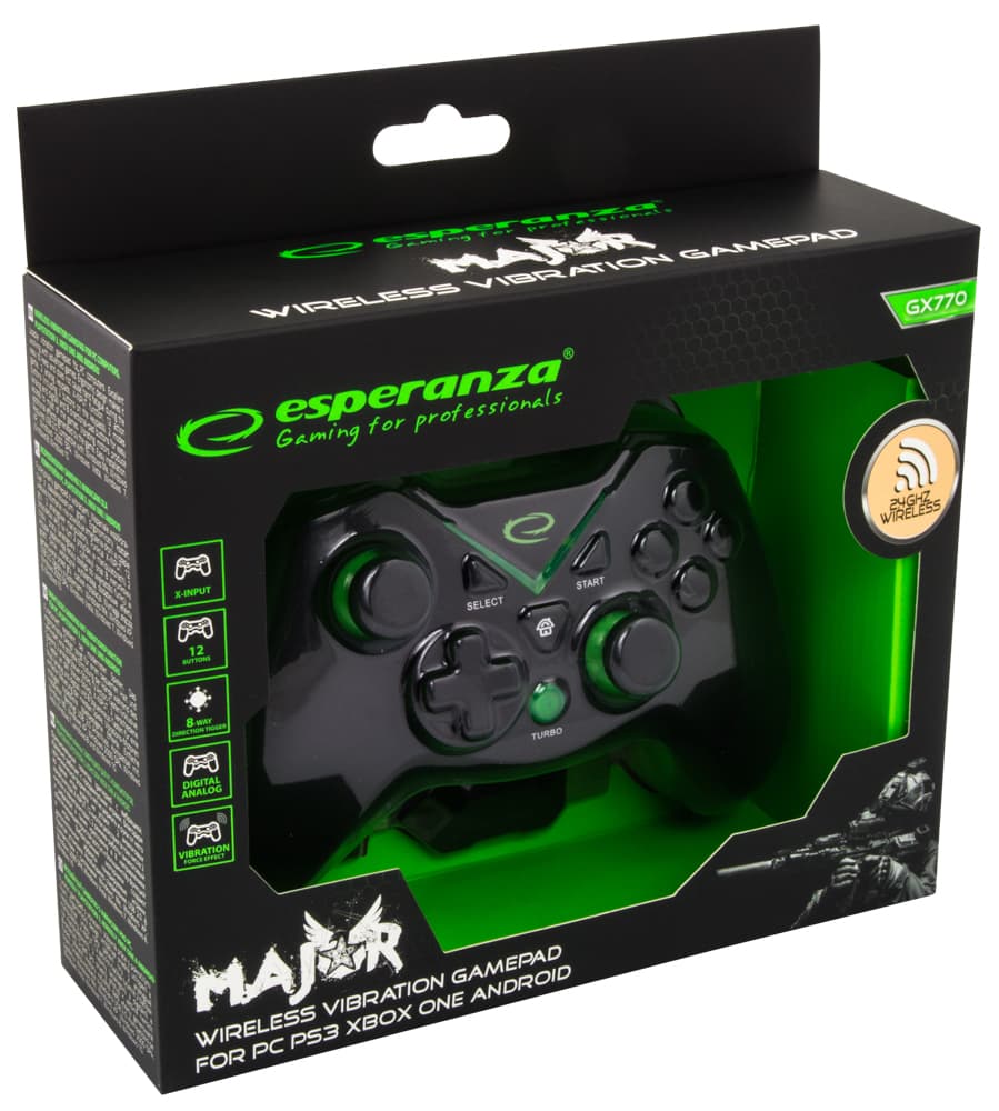 Esperanza Major brezžični gamepad za PC/PS3/Xbox One 6