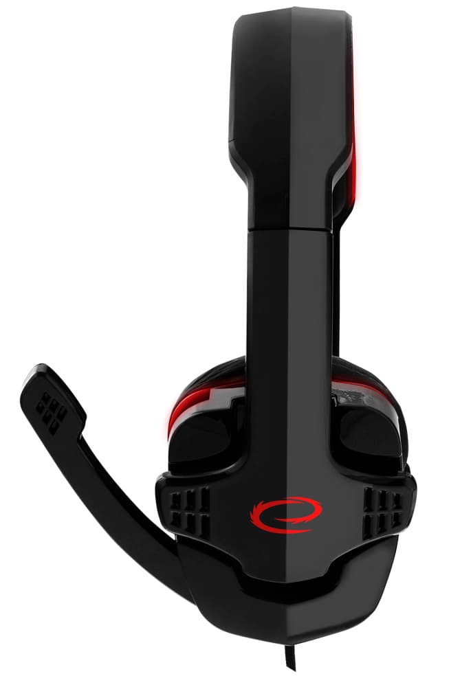 Esperanza Raven gaming slušalke z mikrofonom, rdeče 2
