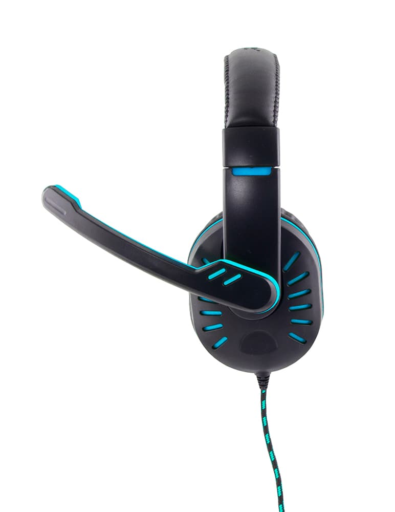 Esperanza Crow gaming slušalke z mikrofonom, modre 2