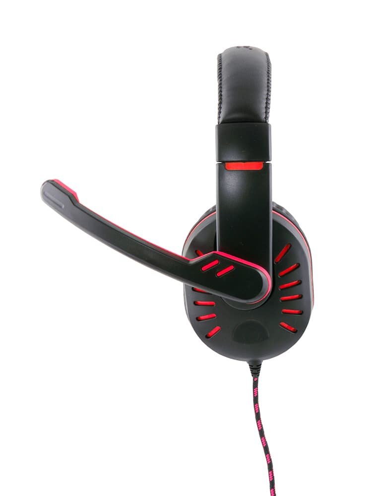 Esperanza CROW gaming slušalke z mikrofonom, rdeče 2