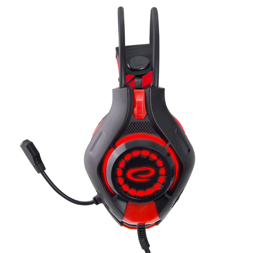 Esperanza DEATHSTRIKE EGH420R – rdeče gaming slušalke z mikrofonom 3