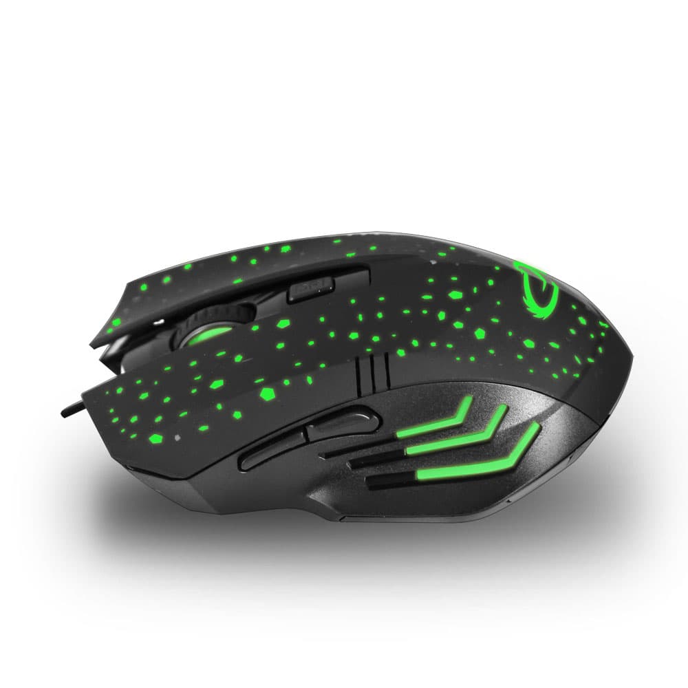 Esperanza EGM212 Gaming miška, žična, LED, 6D optična, USB-C, Galaxy 2