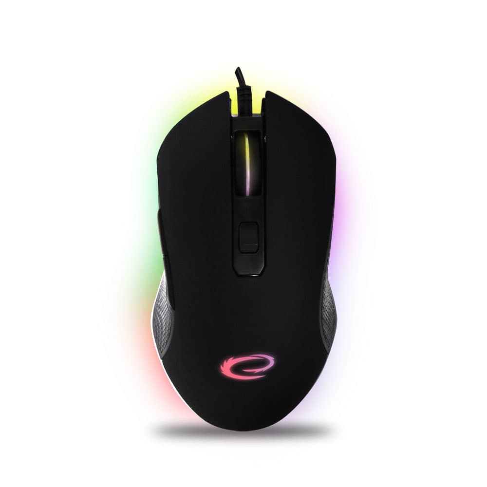 Esperanza EGM302 Gaming miška, žična, LED RGB, 6D optična, USB-C, Nemesis