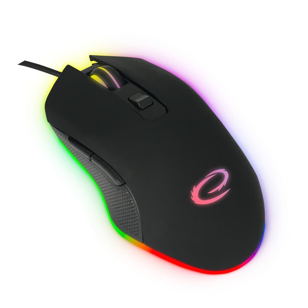 Esperanza EGM302 Gaming miška, žična, LED RGB, 6D optična, USB-C, Nemesis 3