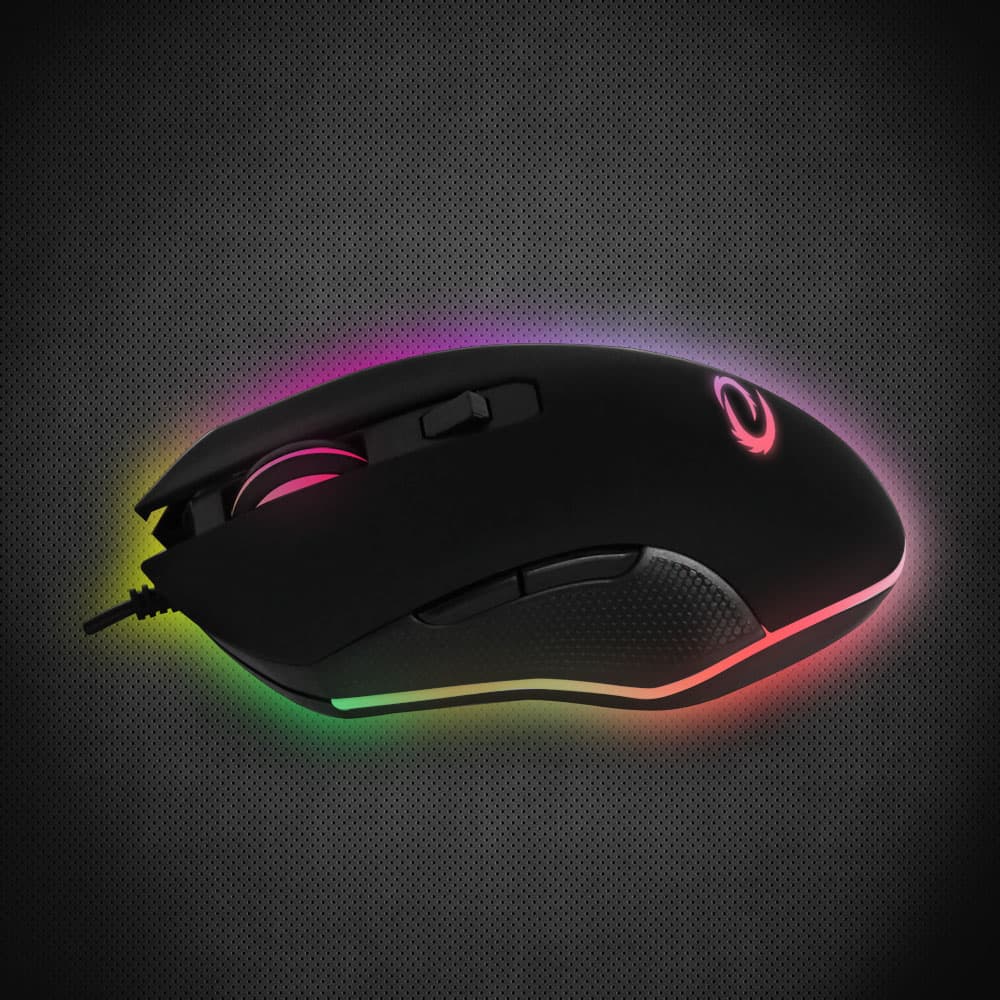 Esperanza EGM302 Gaming miška, žična, LED RGB, 6D optična, USB-C, Nemesis 6